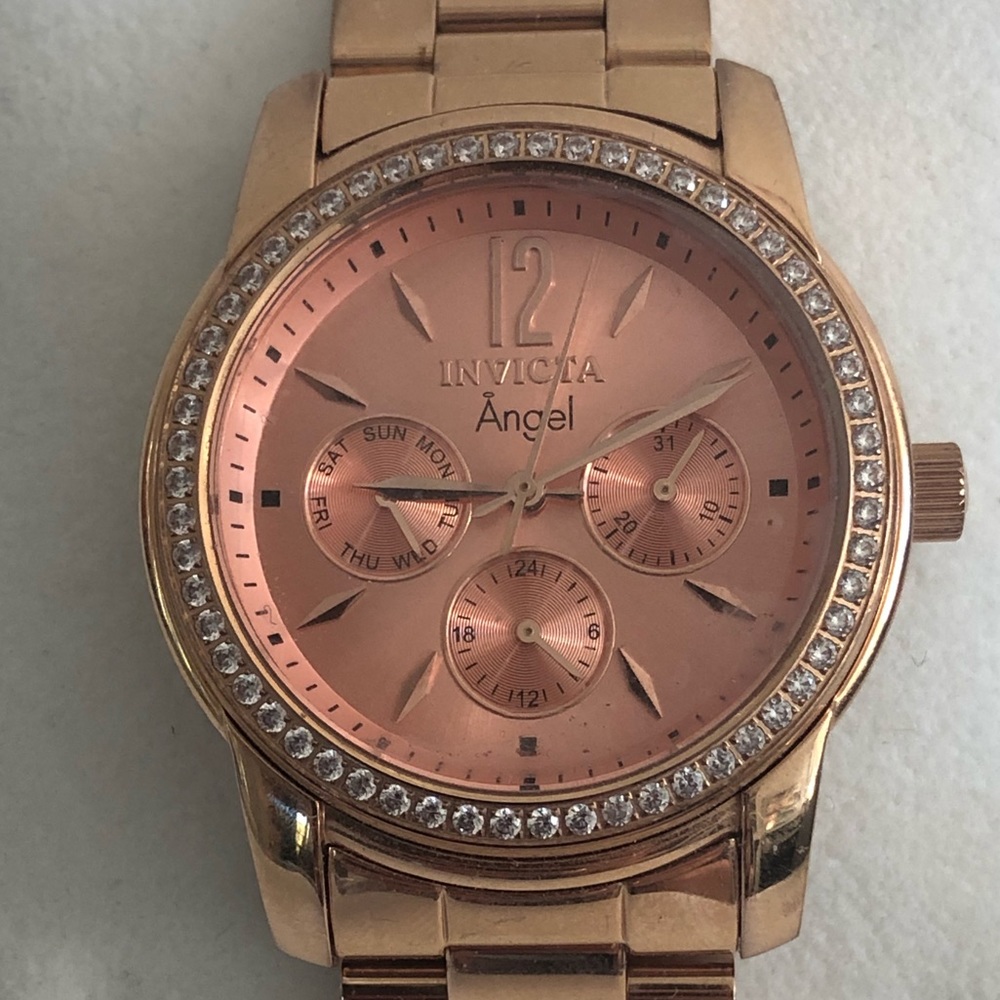 Invicta Angel watch in rose gold